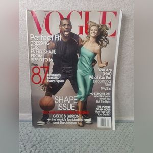 Vogue Magazine APRIL 2008 LeBron James And Gisele Bunchen